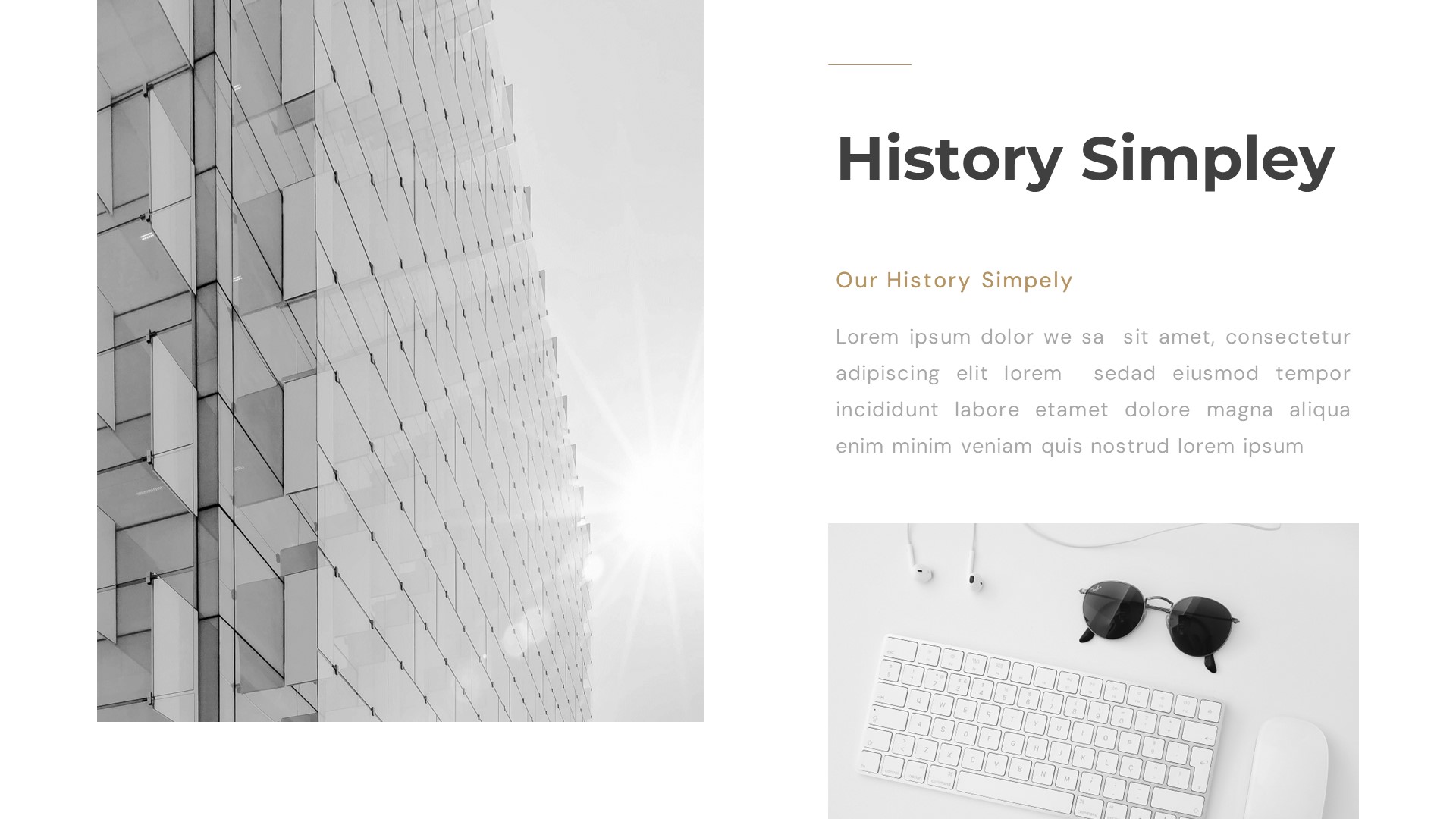 Simpley Minimalist PowerPoint Template Presentation Templates